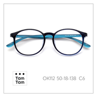 Tam Tam – lunettes rondes à monture complète, OK112 50-18-138 C6, Anti-UV, unisexe, correction de la vision pour adultes