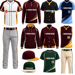 Customized Color Sublimation <b>Baseball</b> & Softball Uniform <b>Sets</b> Full Package Breathable Quick Dry Sports Wear Custom Design Size - Product Image 3