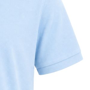 เสื้อโปโลสีฟ้าอ่อน คอปกคลาสสิก ปักลายตราแจ็คแอนด์จิลที่อก ด้านหลังเรียบ แขนสั้น เสื้อผ้าสั่งทำพิเศษ - Product Image 3
