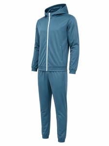 Polyester Hot Selling Fashionable Slim Fit Men Tracksuit Sportswear Comfortable <b>Zipper</b> Men Tracksuit With Low MOQ - Product Image 2