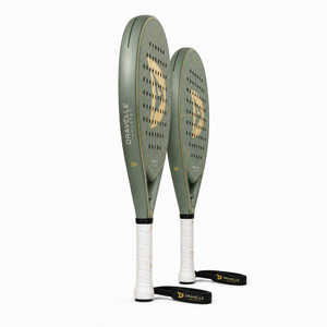 Ensemble de raquettes de paddle-tennis en fibre de carbone 3k, raquette professionnelle en forme de larme avec noyau en EVA, fournisseur, emballage en vrac, vente en gros - Product Image 3
