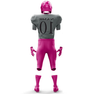 American Football Uniform Customizable Breathable <b>Compression</b> Short Sleeve All Season Quick Dry Sets - Product Image 5