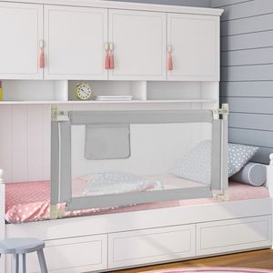 Barandilla de Cama Ajustable para Niños Pequeños con 24 Alturas y Bolsillo Lateral, Categoría de Producto: Barandas de Cama - Product Image 2