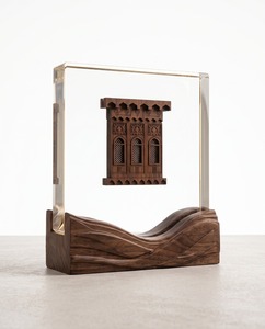 Trophée carré élégant en cristal avec base en bois, gravé sur mesure, imprimé offset, durable et recyclable, pour récompenses d'entreprise et événements sportifs - Product Image 1