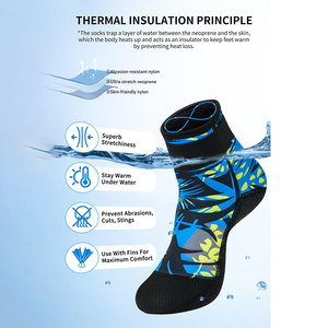 Calcetines Unisex de Neopreno de Secado Rápido, Antideslizantes, Ultra Premium, para Deportes Acuáticos, Buceo, Pesca Submarina, Playa y Arena - Product Image 4