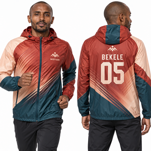 Personalized Windbreaker Apparel International Commerce Marketplace Listing Gift Event Uniform Casualwear Lifestyle <b>Gym</b> Commuter - Product Image 5