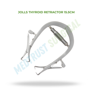 Écarteur thyroïdien 15,5 cm, écarteur chirurgical auto-rétentionnel en acier inoxydable réglable - Product Image 2