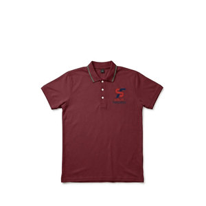Polo de sport pour homme Solid Trader Professional, respirant, à séchage rapide, coupe athlétique, élastique, performance optimale, pour la salle de sport, la course à pied et les sports. - Product Image 2