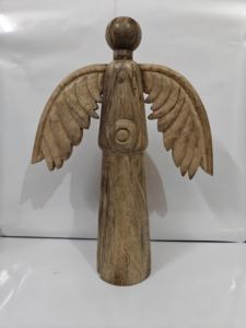 Angles en bois, angles découpés au laser, anges artisanaux en bois - Product Image 5