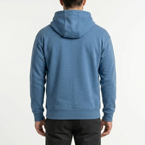 Sweat à capuche zippé épais pour homme, veste en coton personnalisée, usine de vêtements OEM ODM à marque privée - Product Image 2