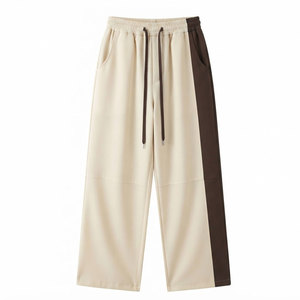 Urban Loose Fit <b>Trousers</b> Oversized <b>Baggy</b> Style Elastic Drawstring Waist Wide Leg Casual Pants Custom Wholesale Clothing - Product Image 1