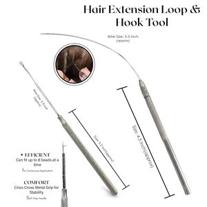 Kit Profesional de Extensión de Cabello de Precisión con Pinzas, Herramientas Completas para Principiantes - Product Image 2