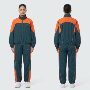 Unisex <b>Camo</b> Print <b>Windbreaker</b> Tracksuit - Hooded 2 Piece Set for Running China Factory Supplier - Product Image 1