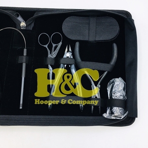 Kit Comercial de Extensiones de Cabello Negro HOOPER and COMPANY, Alicates de Acero Inoxidable Sostenibles, Herramientas para Cintas Adhesivas, Cortador, Logo Personalizable Gratuito - Product Image 4