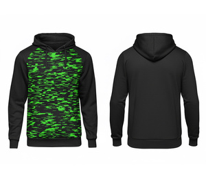 เสื้อฮู้ดพิมพ์ลายเต็มตัวแบบกำหนดเอง ด้วยเทคนิคการพิมพ์แบบซับลิเมชั่น – เสื้อฮู้ดทีมแบบกำหนดเองสำหรับผู้ชาย ผู้หญิง และเยาวชน เสื้อแจ็คเก็ตมีฮู้ดสำหรับฝึกซ้อม ชุดกีฬา - Product Image 3