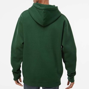 Sudadera con Capucha Verde para Hombre, Corte Regular, Felpa de Algodón, Informal, con Bolsillo, para Otoño, Fabricante Mayorista - Product Image 5