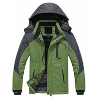 Blouson Bomber Homme Haute Performance Imperméable pour l'Extérieur Hiver Tissu Léger Respirant Écologique Col Montant