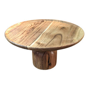 Handmade Eco-Friendly Round Wooden Cake <b>Stand</b> for <b>Cupcake</b> Towers Dessert Displays Weddings & Birthdays - Product Image 2