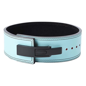 Soft Fabric High Quality Custom Logo Squat Powerlifting Weightlifting <b>Strength</b> Unisex <b>Training</b> Lever Belt Cowhide Breathable - Product Image 2