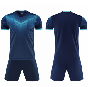 ODM OEM Fully Sublimated Soccer Uniform Set for Unisex 100% Polyester Fabric Short Sleeve Crew Neck Quick Dry Uniform for Men - Product Image 6