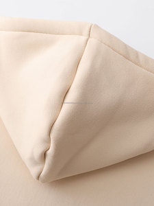 wholesale oversized blank hoodies men fashion streetwear embroidery logo winter thick <b>sherpa</b> hoodie high quality hoodie - Product Image 6