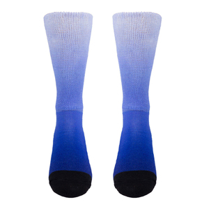 Calcetines Deportivos Azules para Adultos, Transpirables, de Punto, para Correr y Baloncesto, Resistentes a Desgarros, Color Sólido, con Spandex, para Primavera - Product Image 2