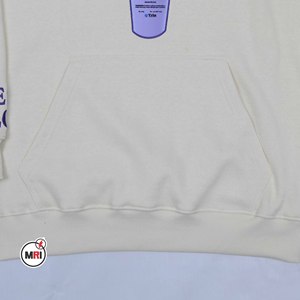 เสื้อฮู้ดดี้ผู้หญิง สีครีม ผ้าฝ้าย 100% สไตล์ลำลอง สำหรับฤดูใบไม้ร่วง  แบบถัก มีลายพิมพ์ด้านหน้าและกระเป๋า ผ้าฝ้าย 100% สไตล์ลำลอง สำหรับฤดูหนาว - Product Image 6