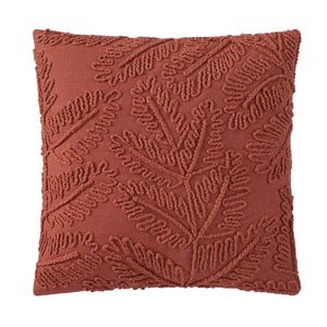 Decorative <b>Throw</b> Pillow 18"x18"-<b>Red</b> Canyon Fern Design - Product Image 1