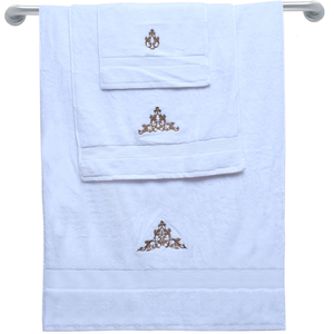 Direct Factoey Supply Embroidered <b>Towel</b> <b>Set</b> Luxury Resorts Hotels Home 100% Cotton Low MOQs Available - Product Image 2