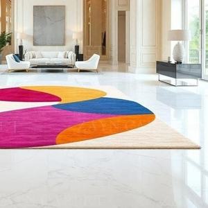 Luxury Vibrant Abstract <b>Rug</b> Hand <b>Tufted</b> Woolen Handmade Indoor Outdoor <b>Rug</b> Home Decor Best Price Modern Abstract Solid <b>Rug</b> - Product Image 2