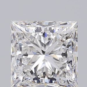 Diamant de laboratoire taille princesse 4,00 ct couleur F VVS2 - Product Image 2