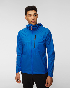 Chaqueta Impermeable y Cortavientos Azul con Capucha para Exteriores, Chaqueta de Viaje Ligera con Cierre de Cremallera para Hombre - Servicio OEM Completo - Product Image 4
