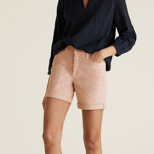 Shorts de Mezclilla para Mujer, Hechos en Pakistán, con Contraste de Color, de Alta Calidad, Cómodos y a la Moda - Product Image 6