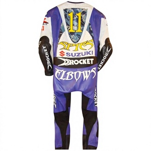 Traje de Carreras Ben Spies Suzuki de 1 Pieza en Cuero de Vaca/Canguro para Motociclismo/Traje de Moto para Motociclistas - Product Image 2