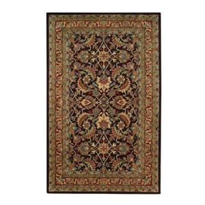 Persian Style Medallion Area <b>Rug</b> Rectangle Wool Polyester Hand Knotted Medium Pile Non Slip Rubber Backing <b>Living</b> <b>Room</b> Decor - Product Image 1