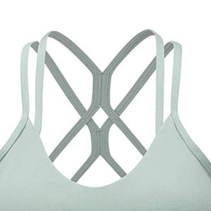 Sujetador Deportivo de Alta Calidad, Ecológico, Casual, Talla Grande, Transpirable, de Secado Rápido, con Logotipo Frontal, Soporte Medio, para Yoga, Fitness, Gimnasio y Entrenamiento - Product Image 3