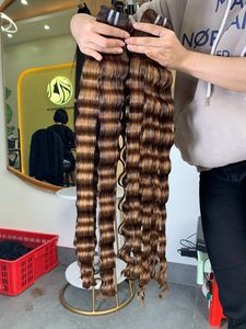 Cabello Virgen Vietnamita Remy para Pelucas, Ondulado Oceánico, Liso, de 8 a 28 Pulgadas, Doble Trama a Máquina, Sin Enredos, Alineado - Product Image 4