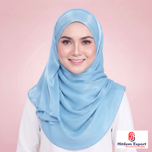 Pañuelo Hijab Liso Zimmy Choo de Alta Calidad, Impresión Personalizada, Sensación de Seda, Suave, Envoltura para la Cabeza, Fabricante Textil OEM ODM Personalizado - Product Image 4
