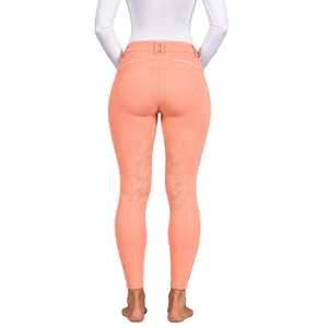 Leggings d'équitation pour femmes Peach, taille haute, extensibles, avec grip en silicone sur toute la surface, pour l'entraînement et la compétition - Product Image 2