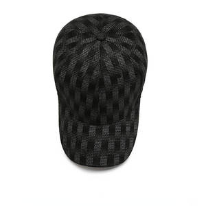 High Quality Corduroy Baseball Cap Outdoor Custom 3D Embroidery Logo Adjustable 6 Panel Cap Curved Brim Breathable Mesh Caps OEM - Product Image 3