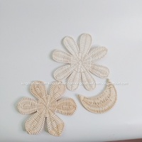 Décoration murale bohème en rotin DIY à prix abordable, forme de fleur pour chambre d'enfant, jouets pour bébés en gros fabriqués au Vietnam