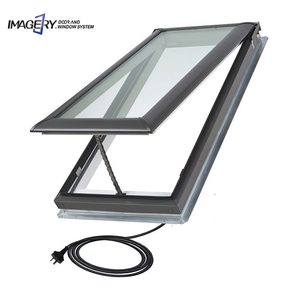 Moderna grande griglia elettrica in vetro colorato in alluminio <span class=keywords><strong>lucernari</strong></span> Design aperto automatico casa di ventilazione sul tetto - Product Image 2