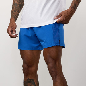 Pantalones Cortos Deportivos de Gimnasio 2 en 1 para Hombre, Personalizados, de Alta Calidad, de Nailon y Elastano, con Dobladillo Dividido, para Entrenamiento Atlético - Product Image 1