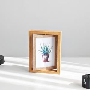 <b>Rustic</b> Charm Wooden <b>Frame</b> Heritage Wood Photo <b>Frame</b> Classic Timber Memory <b>Frame</b> Natural Crafts - Product Image 4