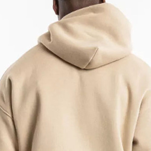 Sudadera con capucha de algodón grueso estilo streetwear, oversize, con efecto desgastado, con logo personalizado, para hombre, en oferta online, FORTLEO - Product Image 2