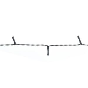 Sapin de Noël moyen avec lumières en PVC noir et métal blanc chaud pour une décoration festive - Product Image 5