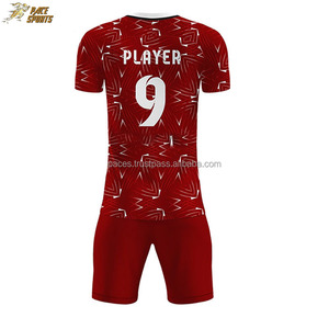 เสื้อเจอร์ซีย์ฟุตบอลระบายอากาศได้ดีพิมพ์โลโก้ตามสั่งสำหรับเล่นกีฬา - Product Image 2