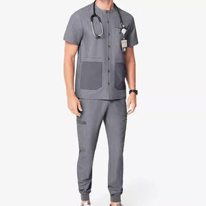 Tenues médicales d'été respirantes et à séchage rapide pour hommes, 100 % coton de haute qualité, pour hôpitaux et cliniques, uniformes chirurgicaux et d'infirmiers - Product Image 6