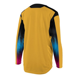 Maillot de course moto personnalisé, nouveau style, coupe-vent, imprimé, polyester/coton, respirant, séchage rapide, couleur et logo personnalisables - Product Image 5