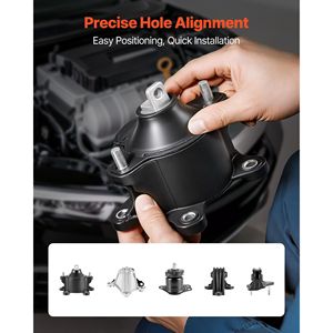 Kit de Reemplazo de Soporte de Motor y Transmisión Compatible con Honda Accord 2.4L L4 2013-2017, Juego de 5, Alternativa OEM - Product Image 6